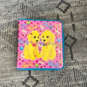 Vintage Lisa Frank Puppy Love Binder.